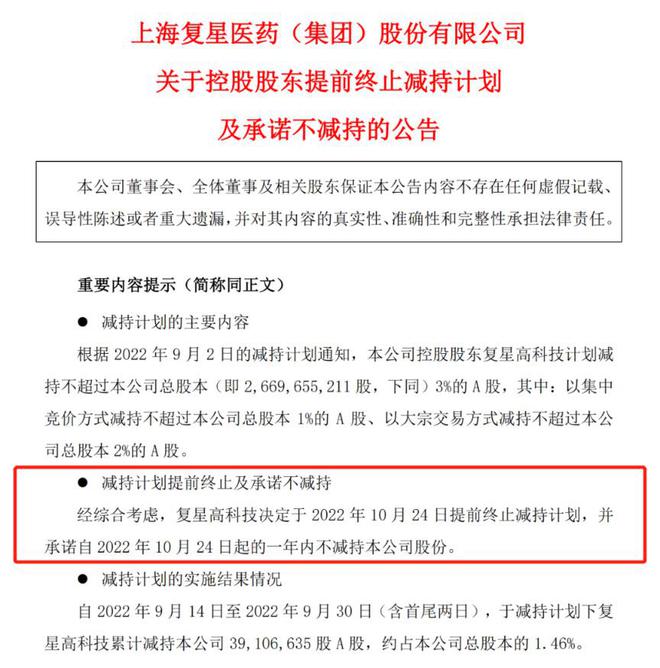 复星医药最新通告深度解读与解析