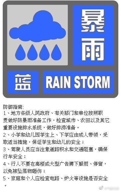 北京暴雨蓝色预警启动，城市安全应对气象挑战